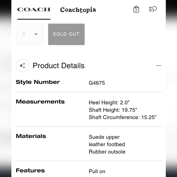 NWOT Coach Suede Janelle Boot - Picture 4 of 12